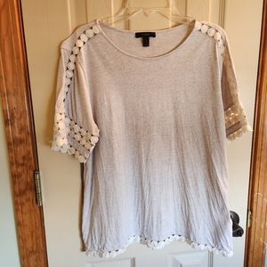 J.Crew beautiful Elegant detail tshirt blouse small